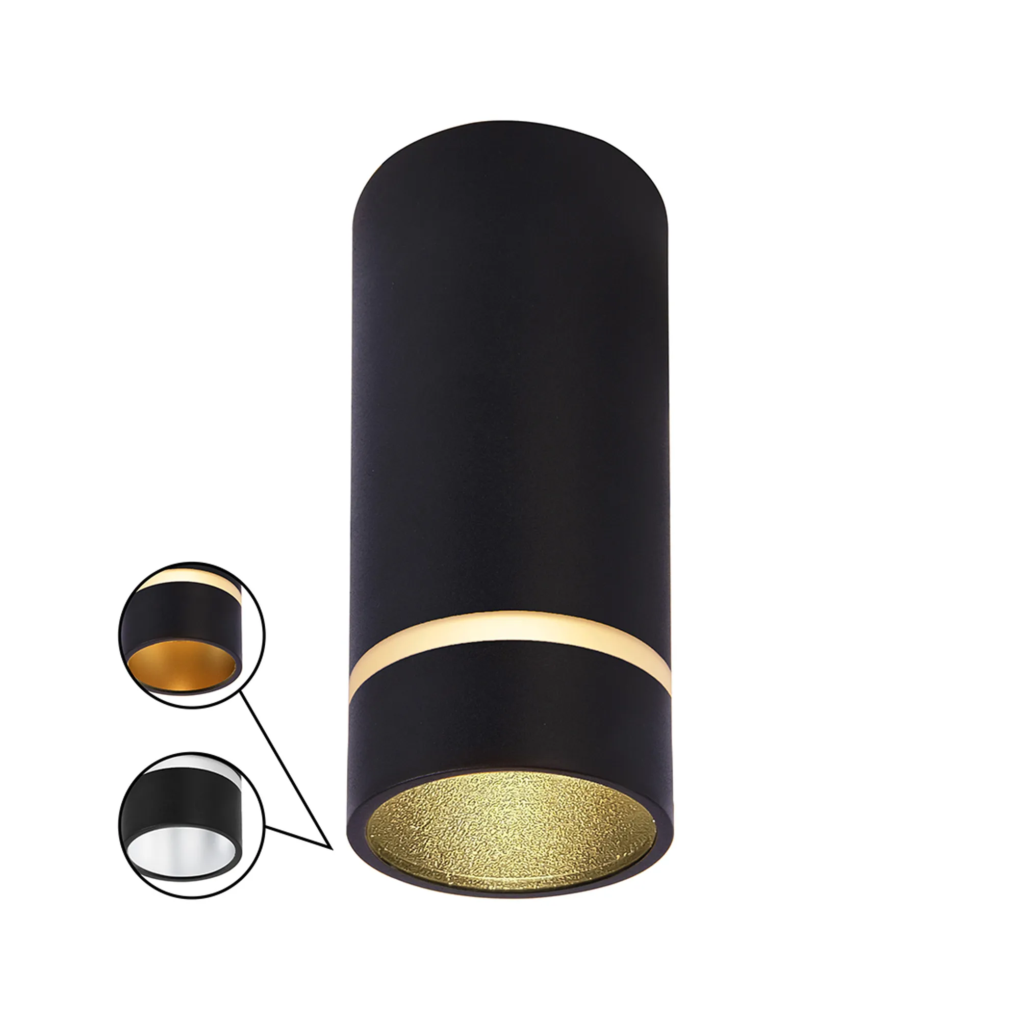Split GU10 Ceiling Lights Mantra Fusion Surface Spot Lights